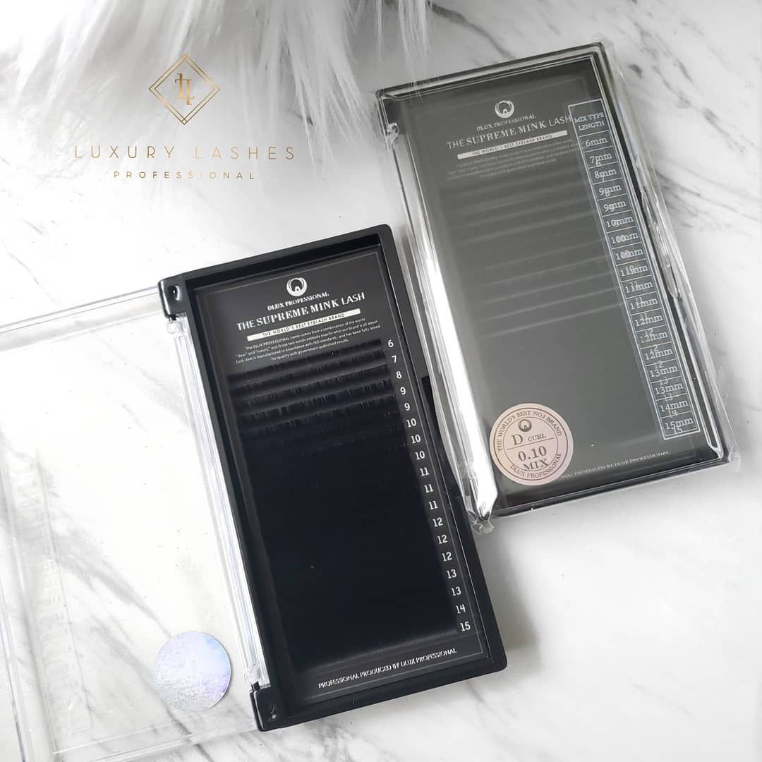 DLUX SUPREME MINK Lashes professional 0.05 Thickness