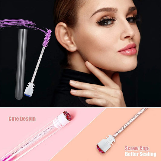 Reusable Eyelashes Brush Tube for Eyelash Extension Disposable Mascara Wands Eyebrow Brush Applicator EyeLash Brushes